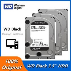 웨스턴 디지털 WD 블랙 게임용 내장 하드 드라이브 HDD 성능 1TB 2TB 4TB 6TB 8TB 10TB 3.5 인치, 02 8 테라바이트 - wd8tb