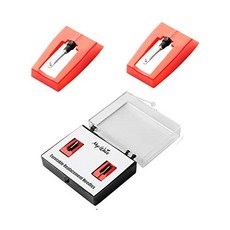 MyWave Turntable Portable Suitcase Record Player with Built-in Stereo SpeakersVinyl-to-PC RecordingAUX inRCA OutHeadphone Jack, 옵션 3 Color = Needles