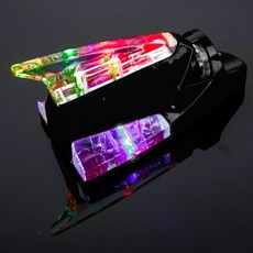 풍력 상어 핀 모양 자동차 안테나 수신 신호 안테나 LED 경고 점멸등 자동차 스타일링 액세서리, 1) 205 X 10 X 65 black