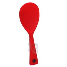 실리콘 밥주걱 볶음스푼 스파츌라 요리스푼 레드 22cm, 단품, 1개