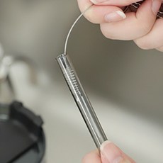 빨대세척브러쉬 얇은노즐청소솔 텀블러수세미 양념통, 1개