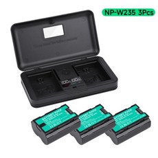 NPW235 NP W235 배터리 및 다기능 충전기 케이스 후지필름 XH2 XH2S XT4 XT5 GFX100S GFX50SII 카메라용 VGXT4 그립