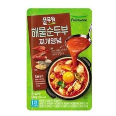 풀무원 해물 순두부찌개 양념 140g, 1개