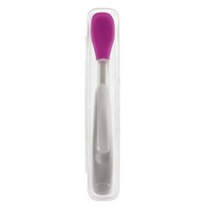 OXO Tot On-The-Go Feeding Spoon with Travel Case Pink 여행용 스푼 케이스포함 이유식스푼