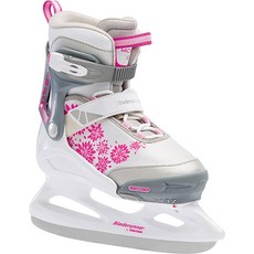 Bladerunner Ice by Rollerblade Micro Ice Girls Junior Adjustable Pink and White Ice Skates, 1개