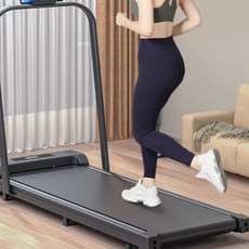 솔리드밀 240kg하중지지 저소음 워킹패드 가정용 미니 런닝머신 트레이드밀, 블랙
