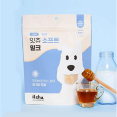 잇츄 강아지 말랑한 소프트 밀크 덴탈껌, 100g, 1개 - 아임츄