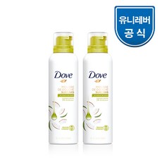 [도브] 샤워무스 코코넛오일 200ml x 2개, 상세 설명 참조