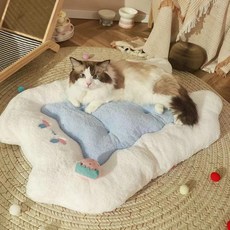 JINYOUQIAN 고양이 집 고양이 매트 고양이 침구 고양이 침대 강아지 용품, A