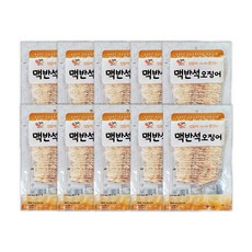 정화식품 맥반석오징어 35g 10봉, 10개