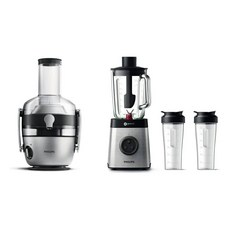 필립스 HR1921 20 주스 1100W 스테인레스 스틸 앤 HR3655 00 스탠드 믹서 1400W 프로블렌드 6