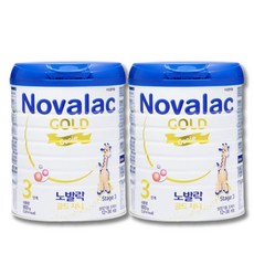 노발락 골드 지니 분유 3단계, 0.8kg, 2통