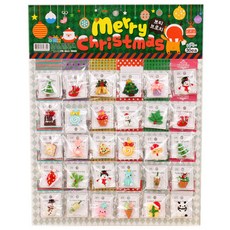 팬시피아 1000 X-MAS 성탄 쁘띠브로치 30개입