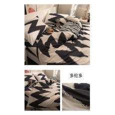 굿씽폭스 베실내화 엔틱침대인테리어 에침대 노르딕 풀패딩 4종 심플 슬롯 문격 순면 코튼 이불커버 학생 침대위 18M 갓, 토론토
