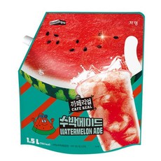 쟈뎅 까페리얼 수박 에이드 대용량 파우치, 6개, 1.5L