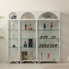 러블리 5단 양주장 (400600800) 거실 피규어 레고 아치형 진열장, 러블리 800-5단 양주장(화이트)