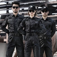 방공 카모복 남 특전사 작업복 군복 훈련 전투복 블랙 작훈훈복 가을철