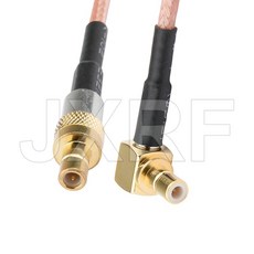 JXRF SMB 수 암 SMB 수 암 직각 피그테일 점퍼 RG316 케이블 10CM 5M, 1개