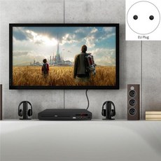 홈DVD 플레이어 멀티미디어 디지털 TV 지지대 USB CD EVD DVD-RW MP3 시어터 시스템-EU 플러그 720P, 1개