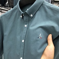 빈폴 남성 와이셔츠 무지 순면 긴소매 셔츠 빅사이즈 홍콩 행사 제품 해외직구 (5Color)