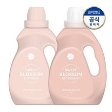 그린핑거 달콤한 블라썸 세탁세제 1.4L + 섬유유연제, 1400ml