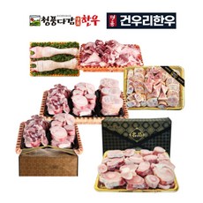 건우리 청품다감 한우 사골선물세트 우족 꼬리 명절선물, 2번 한우우족4kg, 1개