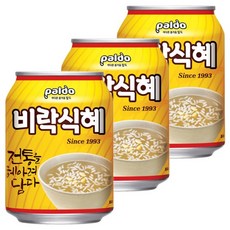 팔도 비락식혜 238ml, 72캔