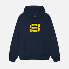 국내배송 스투시 레터맨 후드 네이비 Stussy Letterman Hoodie 4컬러