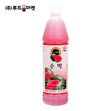 푸드올마켓_ 청솔 수박 835ml, 1개