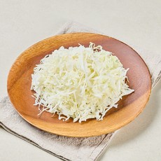 베이직온 국산 탄산 세척 진공포장 양배추채 슬라이스 샐러드, 1개, 1kg