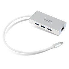 NEXT-TC343LAN /USB3.0 C타입 기가랜카드 3포트USB허, 단일상품