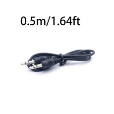 송신기 AUX 오디오 케이블-녹음 케이블 수-수 오디오 자동차 3.5mm 50cm 100cm, Black-0.5m 1.64ft, 1개