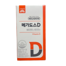 고려은단 메가도스D 비타민D 4000IU, 120정, 1개 비타민/미네랄 고려은단 메가도스D 비타민D 4000IU, 120정, 1개 비타민/미네랄