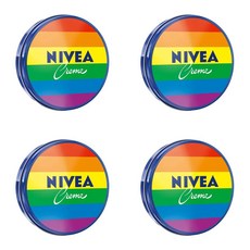 (독일직배) 니베아 크림 레인보우 에디션 150ml 4팩 Nivea CREAM RAINBOW EDITION 150ml, 4개