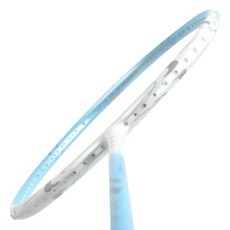  빅터 배드민턴라켓 아우라 스피드 90F 4U 라이트 블루, 스트링:요넥스 BG80(남자적정텐션), 1개 