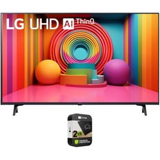 LG 43UT7590PUA 43인치 UT75 시리즈 LED 스마트 TV 4K 형 번들에 2년 CPS 강화 보호팩