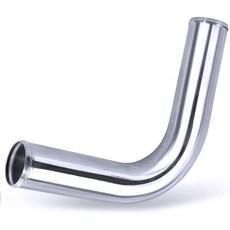 AICARS 인테이크 파이프 흡기필터 흡기 인터쿨러 OD 2.5 63mm 90도 엘보우 알루미늄 합금 튜브 굽힘 흡입 1팩 Q1281696, 2.5'', 1개