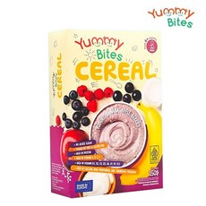 Yummy Bites 시리얼 요거트 바나나 사과 & 베리 150g, 1개