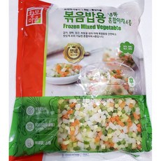 황보마을 혼합야채(4종 볶음밥용 1K) X1 야채모듬 냉동야채1KG, 1, 본상품선택
