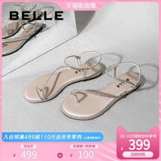 여성샌들 베리 로마 샌들 여성 2020년 여름 신상품 동일한 큐빅 여성 플랫 샌들 3RA31BL0