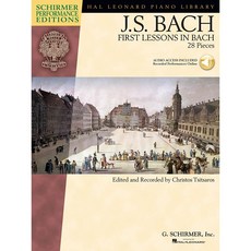 Bach - First Lessons in Bach 바흐 - 쉬운 피아노곡집 (온라인 음원 포함) [00296709] Schirmer 셔머 - Divx플레이어