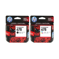 hp656107
 HP 잉크 NO 678 CZ107AA CZ108AA세트 HP678 정품잉크 검정+컬러 세트 1세트