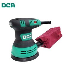 DCA 유선 원형 오비탈 샌더 ASA125 전기샌다 5인치 샌딩페이퍼 목재샌딩 300W, 1개