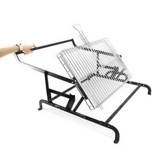 앞뒤 회전 바베큐 그릴 스테인리스 야외캠핑, SKJ-011, 1개