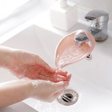 실리콘 수도 꼭지 세면대 세면 보조 연장 탭 DD-11567, 색상/그레이