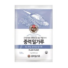 CJ 백설 중력 1등 밀가루 (3kgx6입), 18kg, 5박스