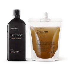 아로마티카 퀴노아 프로틴 샴푸 400ml+리필 400ml, 1개