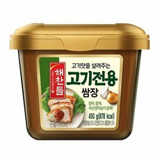 해찬들 고기전용 쌈장, 450g, 1개