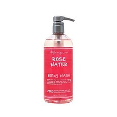 RENPURE 로즈 워터 바디 워시 24 온즈, 1개, 24온즈