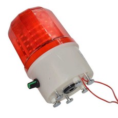LED 알람 회전 경광등 주차 알림 경고등 출입구 경보등, 02. 경고음 12v 빨간색 표시등, 1개